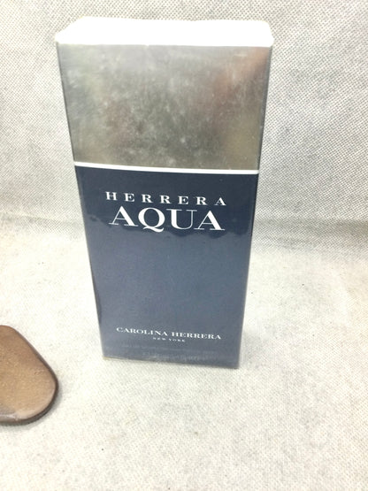 Carolina Herrera AQUA Eau De Toilette 100 ML Spray Discontinued SEALED