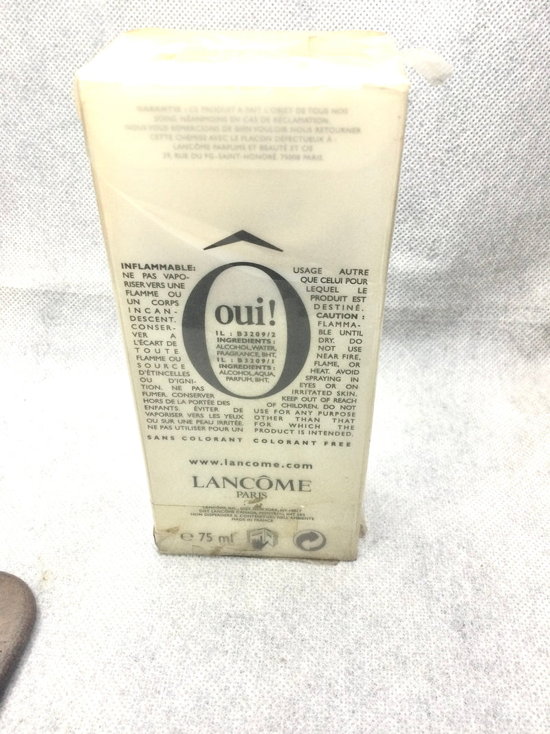 LANCOME OUI ! Eau De Toillette For Women 75 ML Spray Rare Sealed