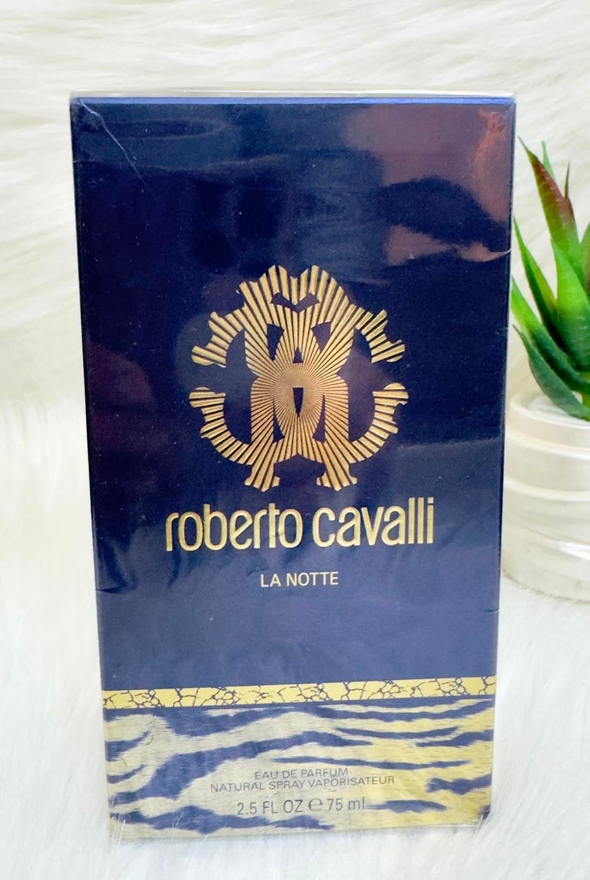 Roberto Cavalli La Notte Eau De Parfum For Women 75 ML Discontinued Rare SEALED