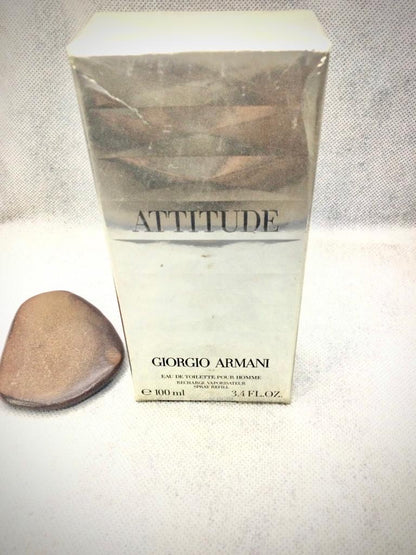 GIORGIO ARMANI ATTITUDE EAU DE TOILETTE 100 ML REFILLABLE RARE SEALED