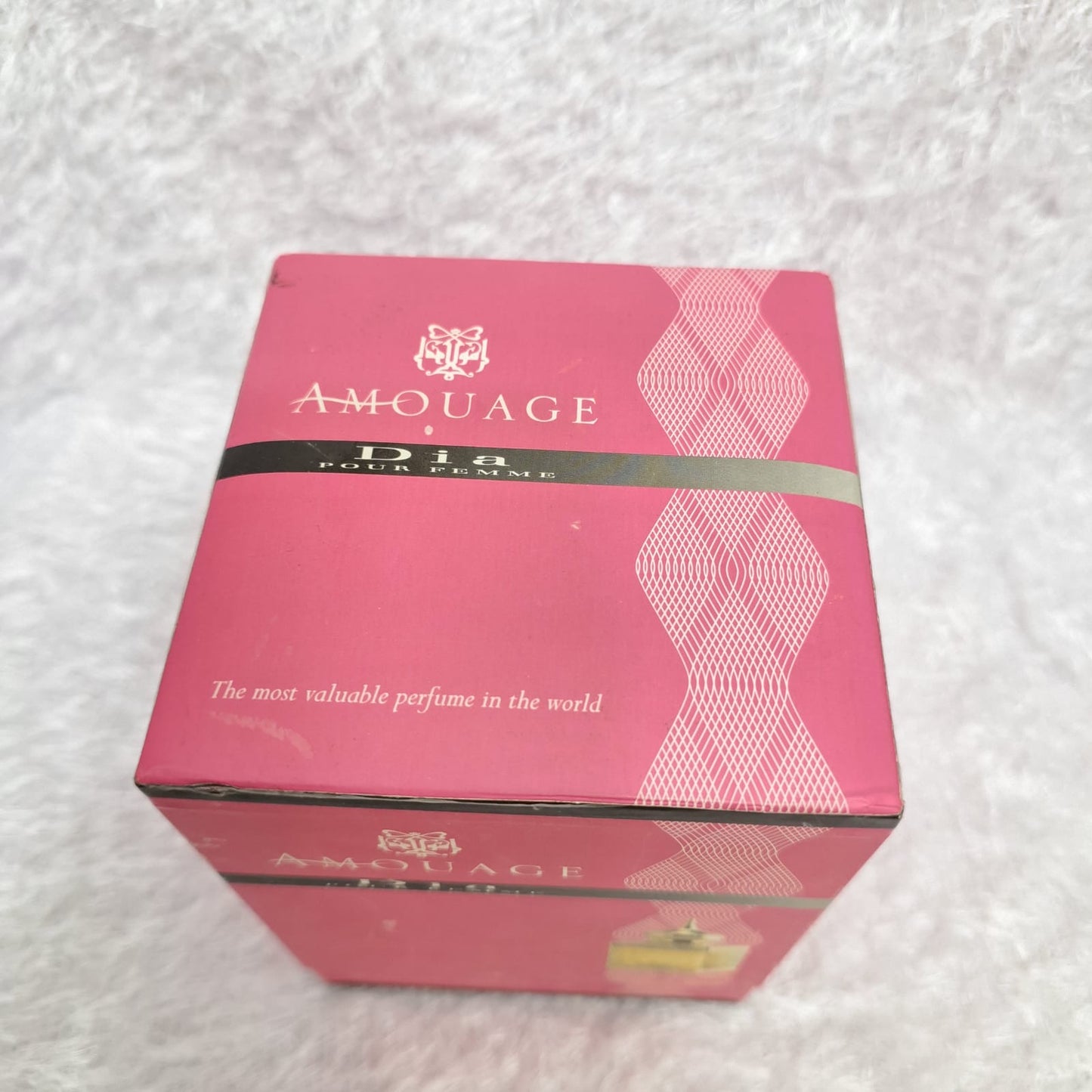 AMOUAGE DIA POUR FEMME MOSQUE CRYSTAL BOTTLE EAU DE TOILETTE 50 ML SPRAY VINTAGE RARE