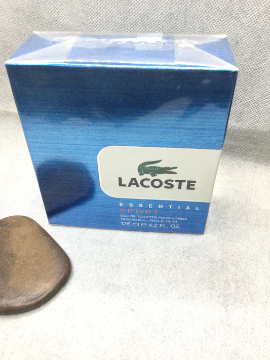 LACOSTE ESSENTIAL SPORT EAU DE TOILETTE 125 ML SPRAY FOR MEN RARE SEALED