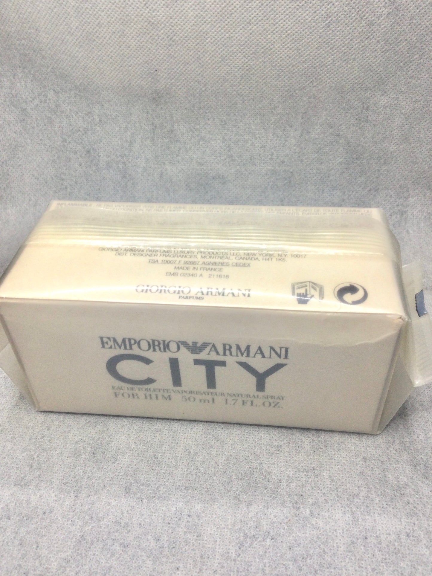 Emporio Armani City Glam for Him Eau De Toilette 50 ML Spray TESTER DISCONTINUED SEALED