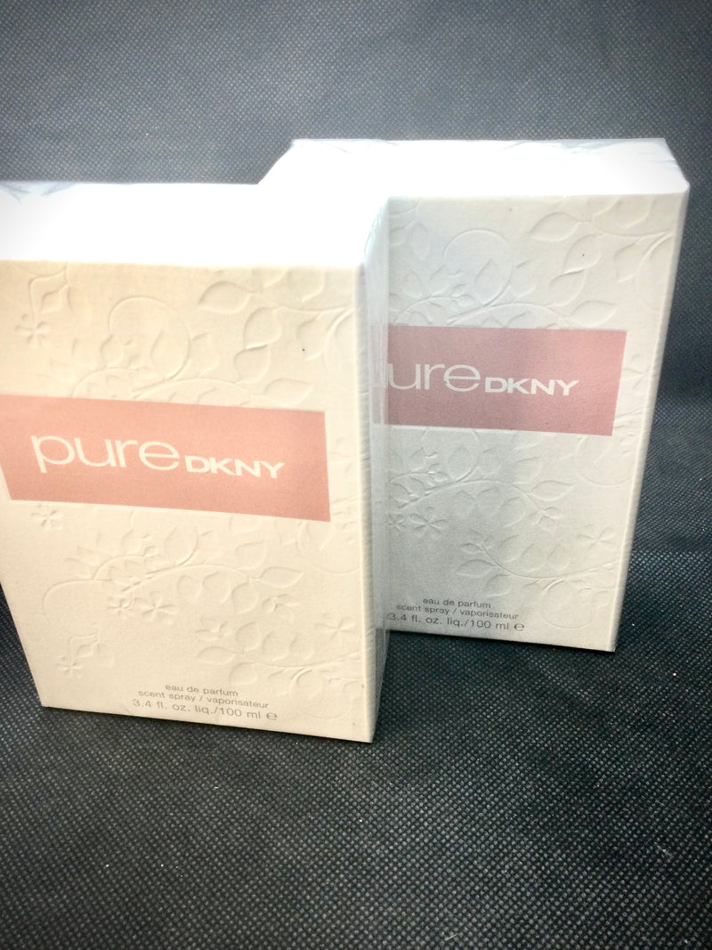 Pure DKNY A Drop of Rose Scent Donna Karan 100 ML Spray for Women , Bundle Two Bottles