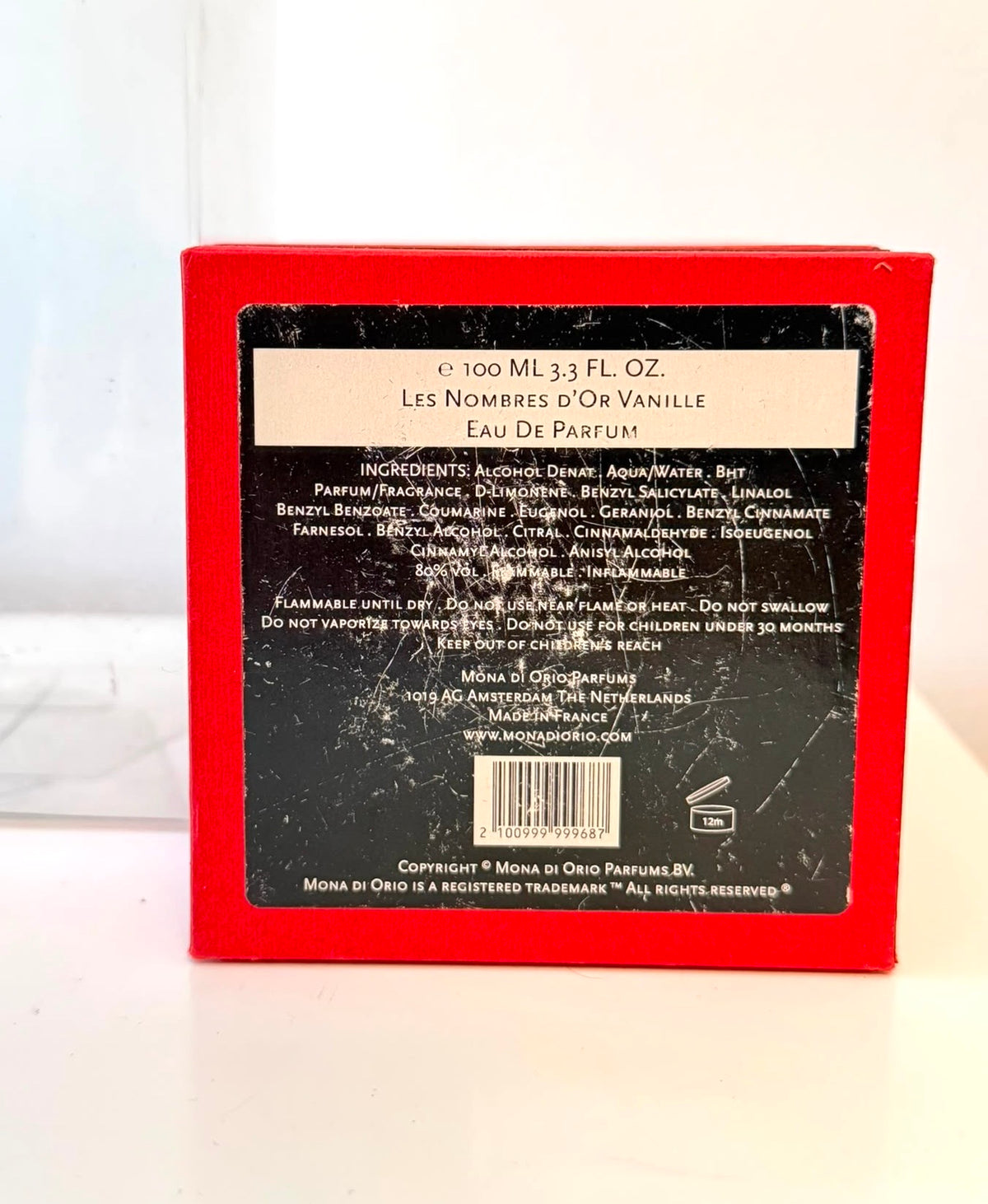 Vanille Mona di Orio Eau De Parfum Unisex Spray 100 ml 3.4 oz Vintage Rare To find