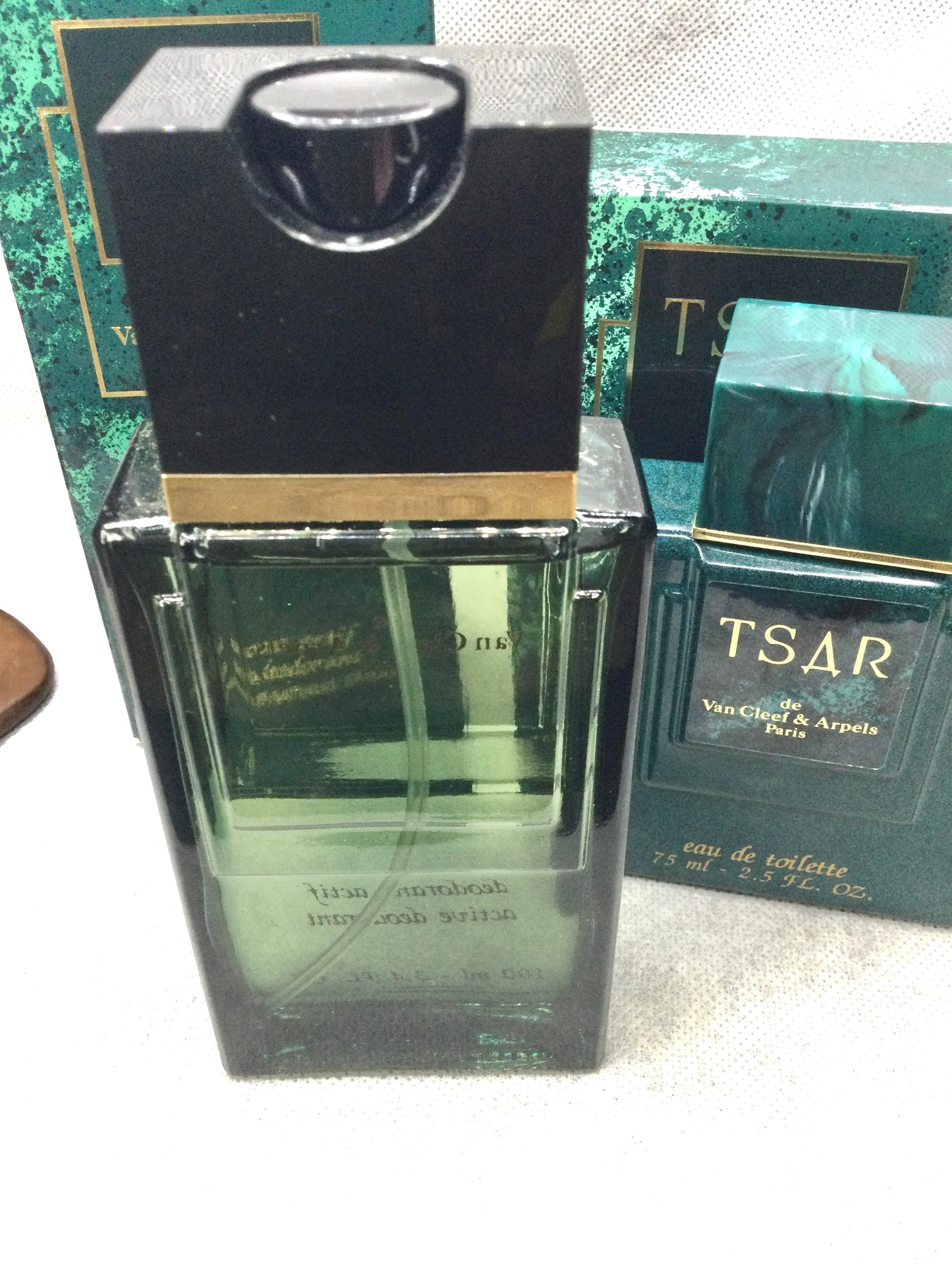 VINTAGE TSAR By Van Cleef 75 ML EAU DE TOILETTE SPLASH - Active Deodorant 100 ML SPRAY BUNDLE