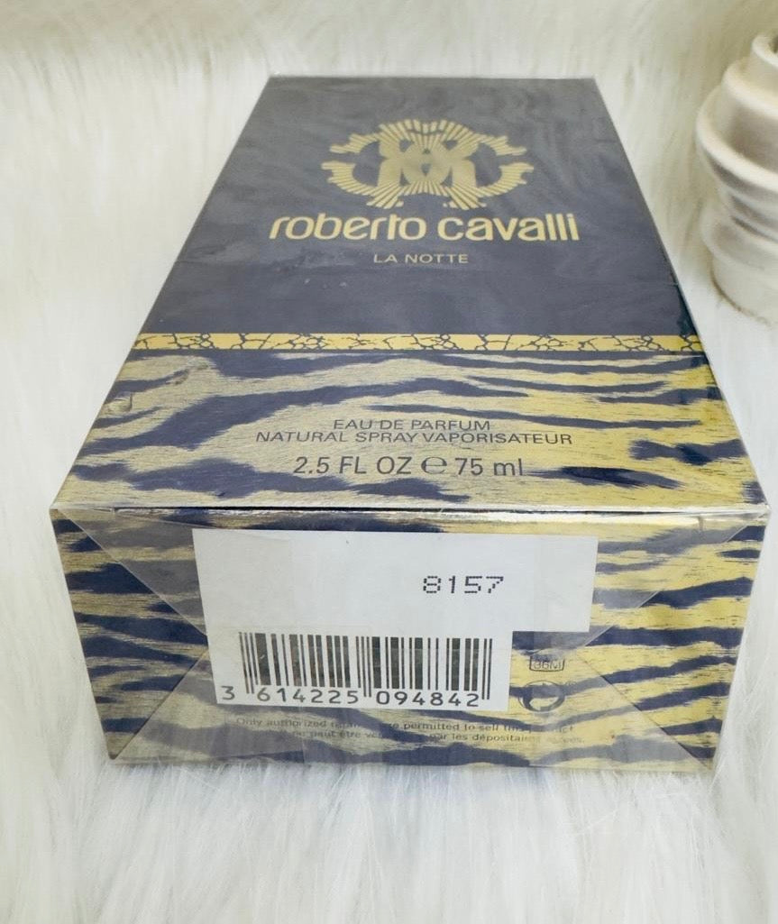 Roberto Cavalli La Notte Eau De Parfum For Women 75 ML Discontinued Rare SEALED