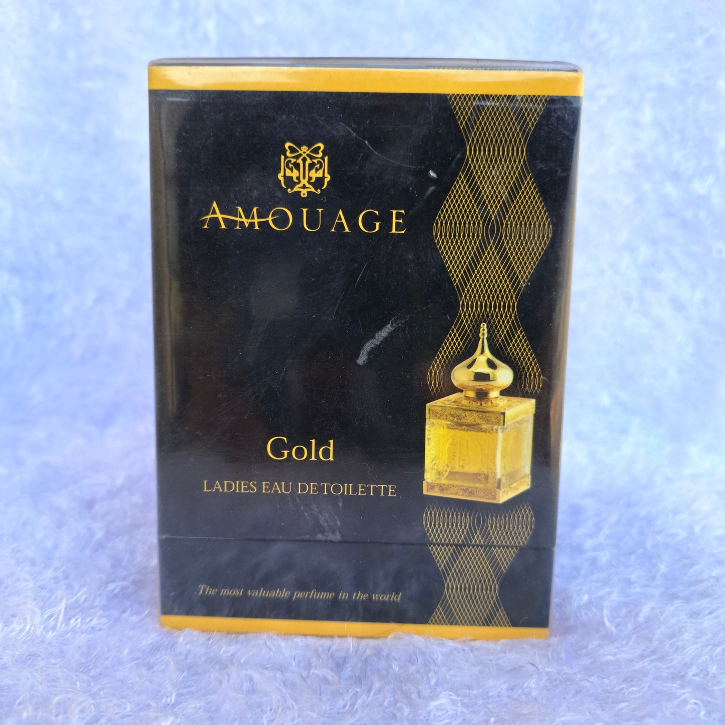 AMOUAGE GOLD LADIES CRYSTAL EAU DE TOILETTE 50 ML SPRAY SEALED VINTAGE RARE
