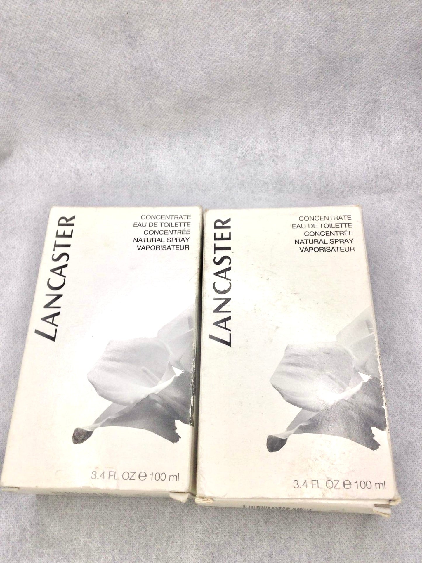 RARE Lancaster Concentrate Eau de Toilette for women 100 Ml spray Tester BUNDLE