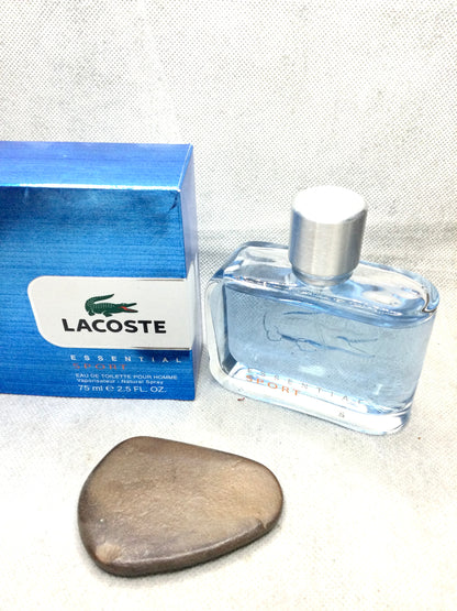 LACOSTE ESSENTIAL SPORT EAU DE TOILETTE 125 Or 75 ML SPRAY FOR MEN RARE SEALED