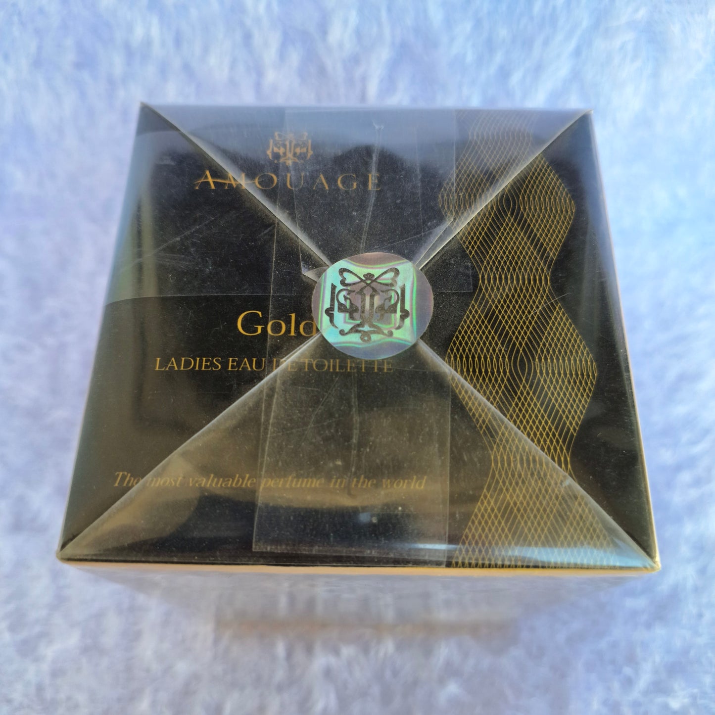 AMOUAGE GOLD LADIES CRYSTAL EAU DE TOILETTE 50 ML SPRAY SEALED VINTAGE RARE