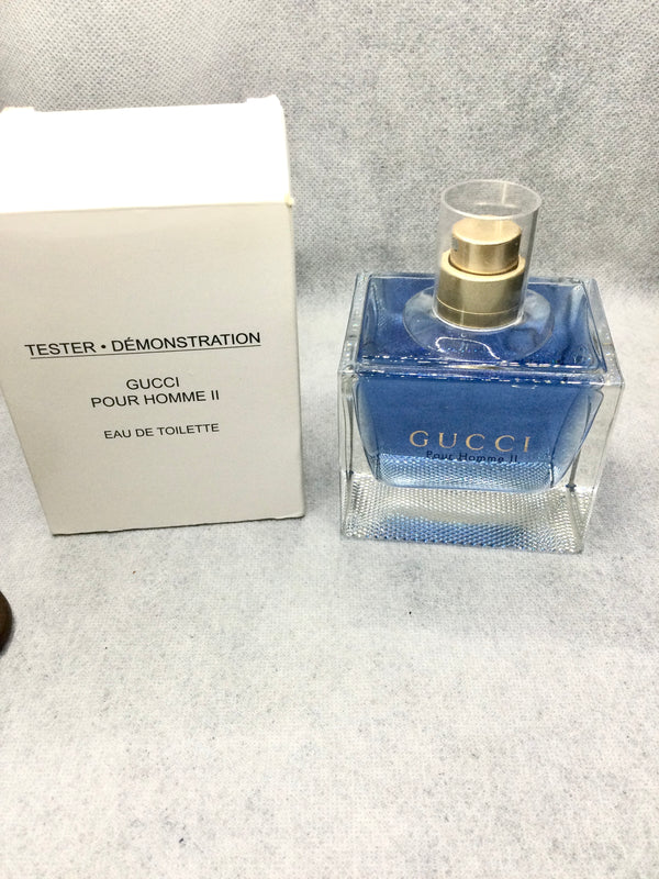 Gucci II Pour Homme for men EAU DE TOILETTE 2013 Spray Tester 100 ml 3.3 oz Spray Vintage Discontinued