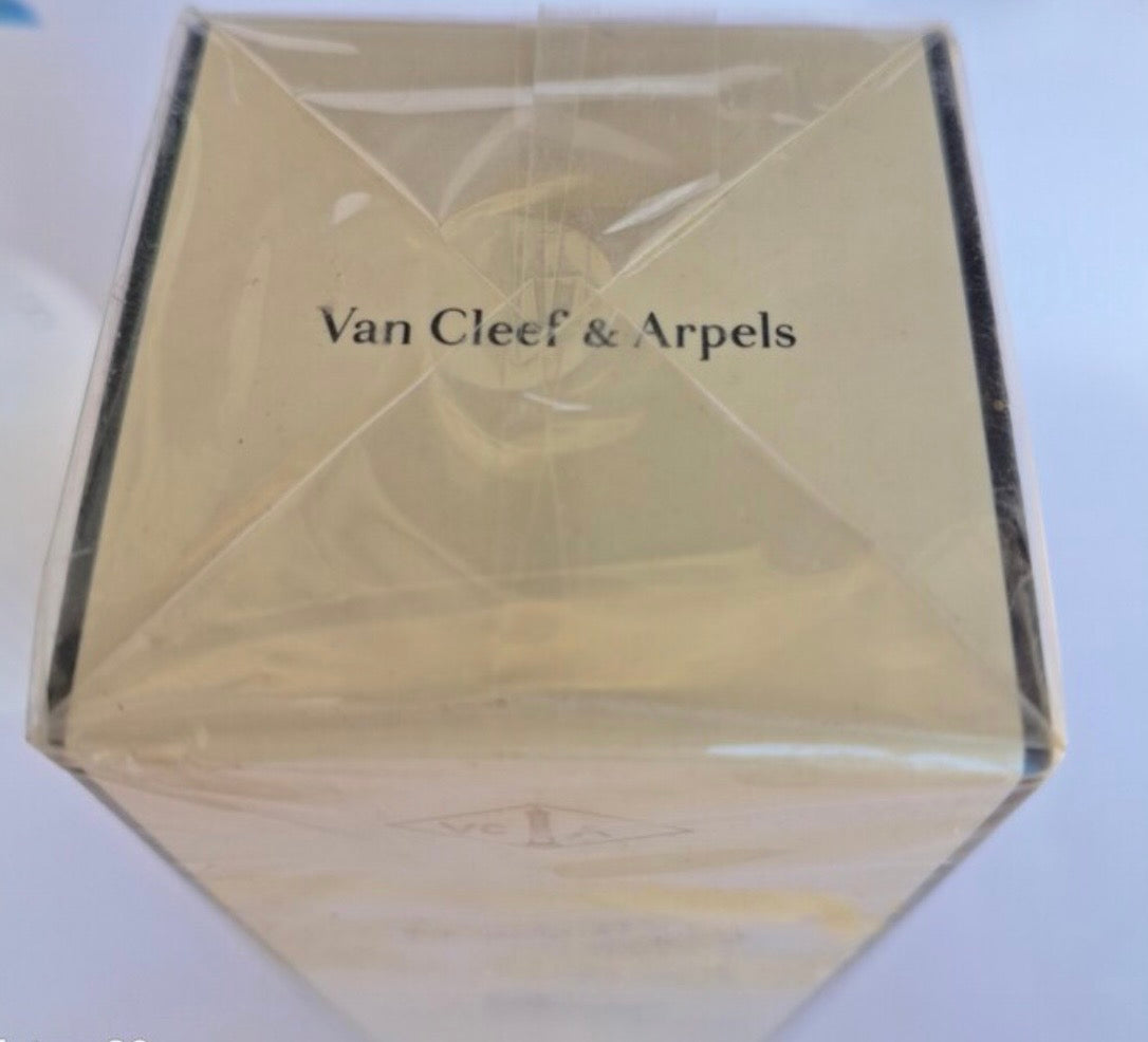First By Van Cleef Arpels Women Eau De Toilette 90 ML Spray Refillable Golden Case Vintage Sealed