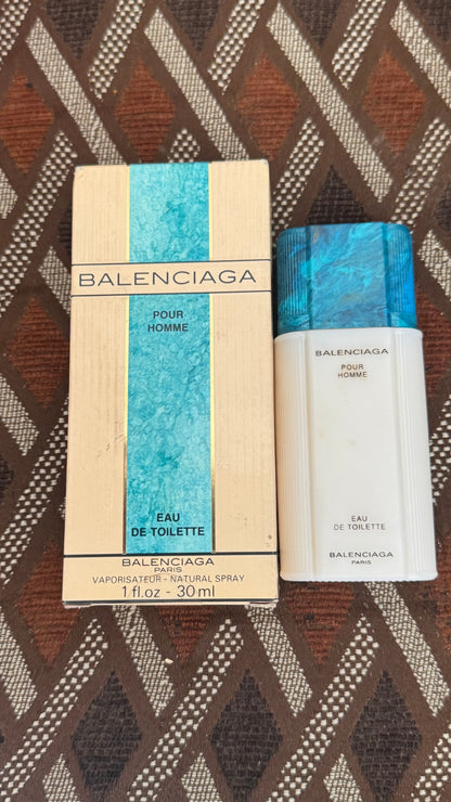 Balenciaga Pour Homme Eau de Toilette 100 OR 50 OR 30 ML Spray Rare Vintage 1990