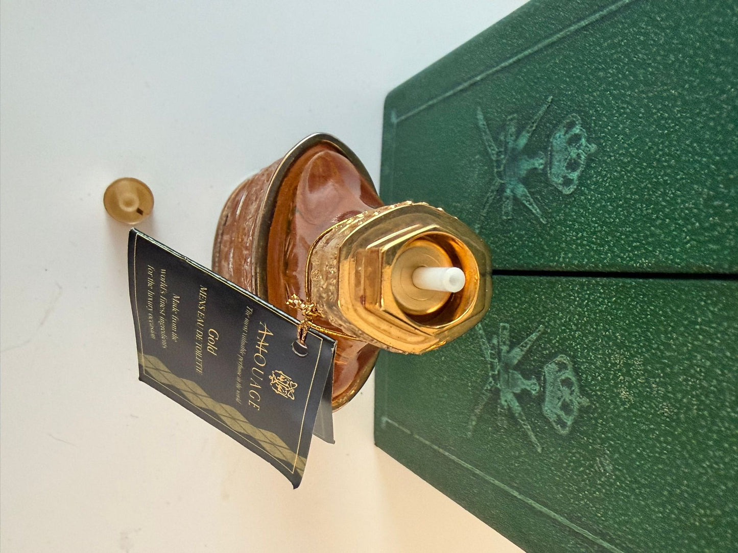 AMOUAGE GOLD MAN CRYSTAL DAGGER BOTTLE EAU DE TOILETTE 50 ML SPRAY RARE VINTAGE