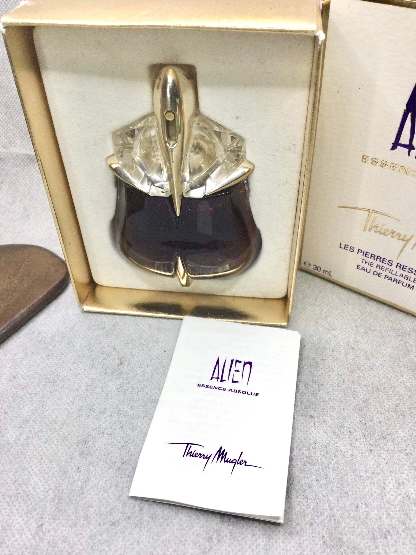 Alien Essence Absolue By Thierry Mugler Eau De Parfum INTENSE 60 Ml Or 30 Ml  Refillable Stone Spray RARE SEALED