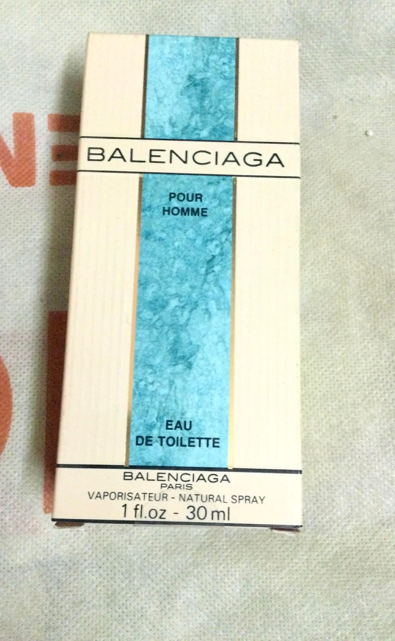Balenciaga Pour Homme Eau de Toilette 100 OR 50 OR 30 ML Spray Rare Vintage 1990