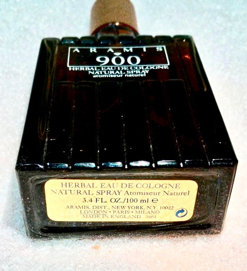 Vintage Aramis 900 herbal eau de cologne spray 100 ml 3.4 fl oz 