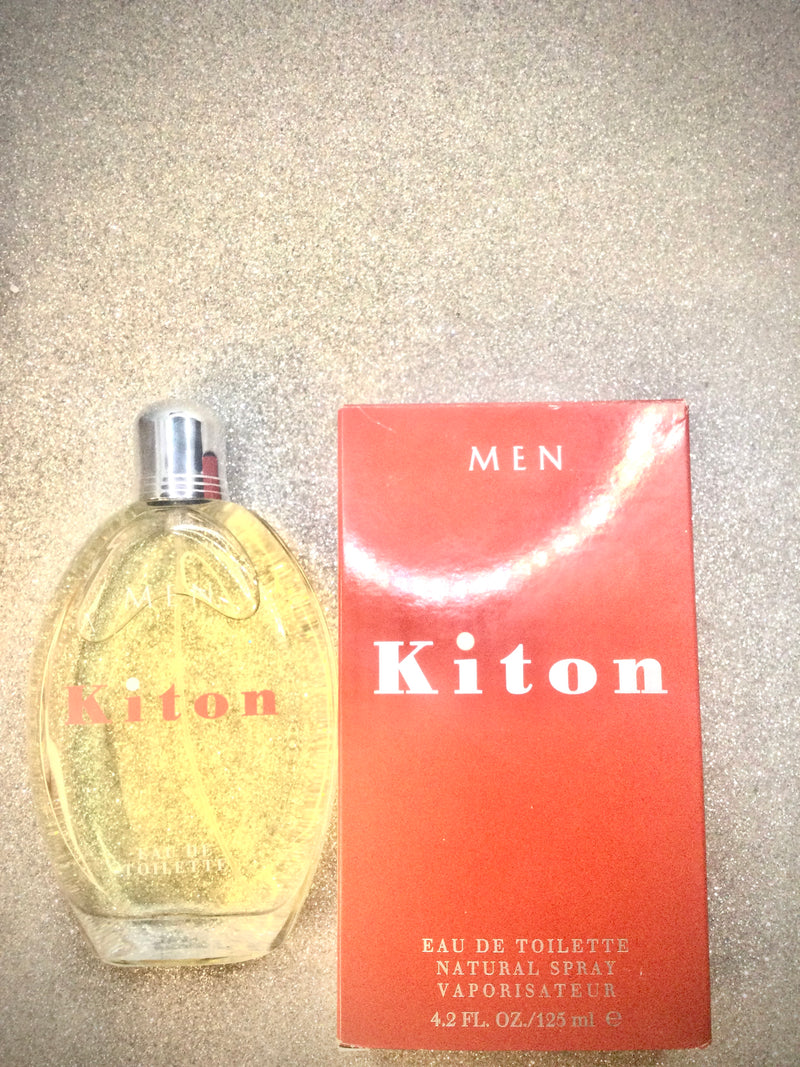KITON MEN Eau De Toilette By Kiton Spray 4.2 oz/ 125 ML , Rare