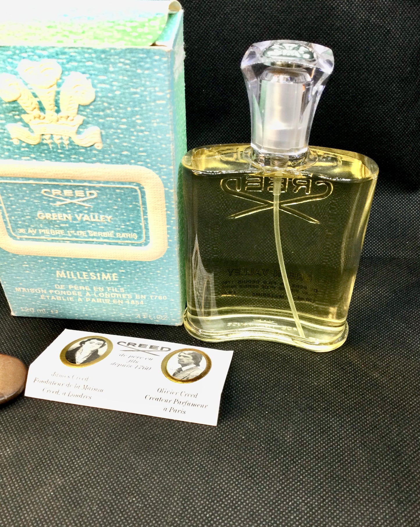 Creed Green Valley Millisime 120 ML Spray vintage EXTREMELY RARE