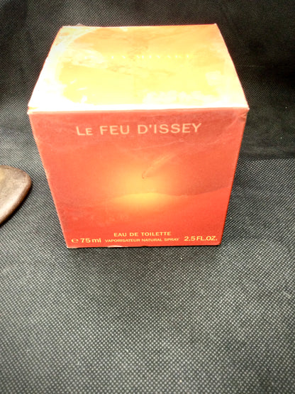 Issey Miyake Le Feu D'Issey For Women Eau De Toilette 75 ML SPRAY Patch BUP09 Rare To Find