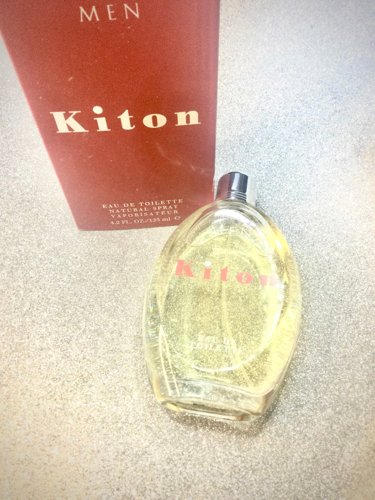 KITON MEN Eau De Toilette By Kiton 125 ML SPRAY VINTAGE RARE