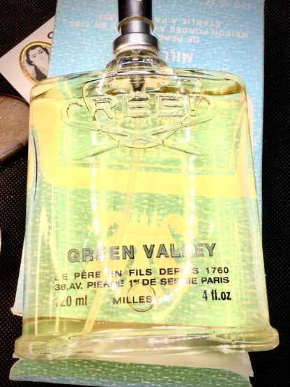 Creed Green Valley Millisime 120 ML Spray vintage HARD To FIND