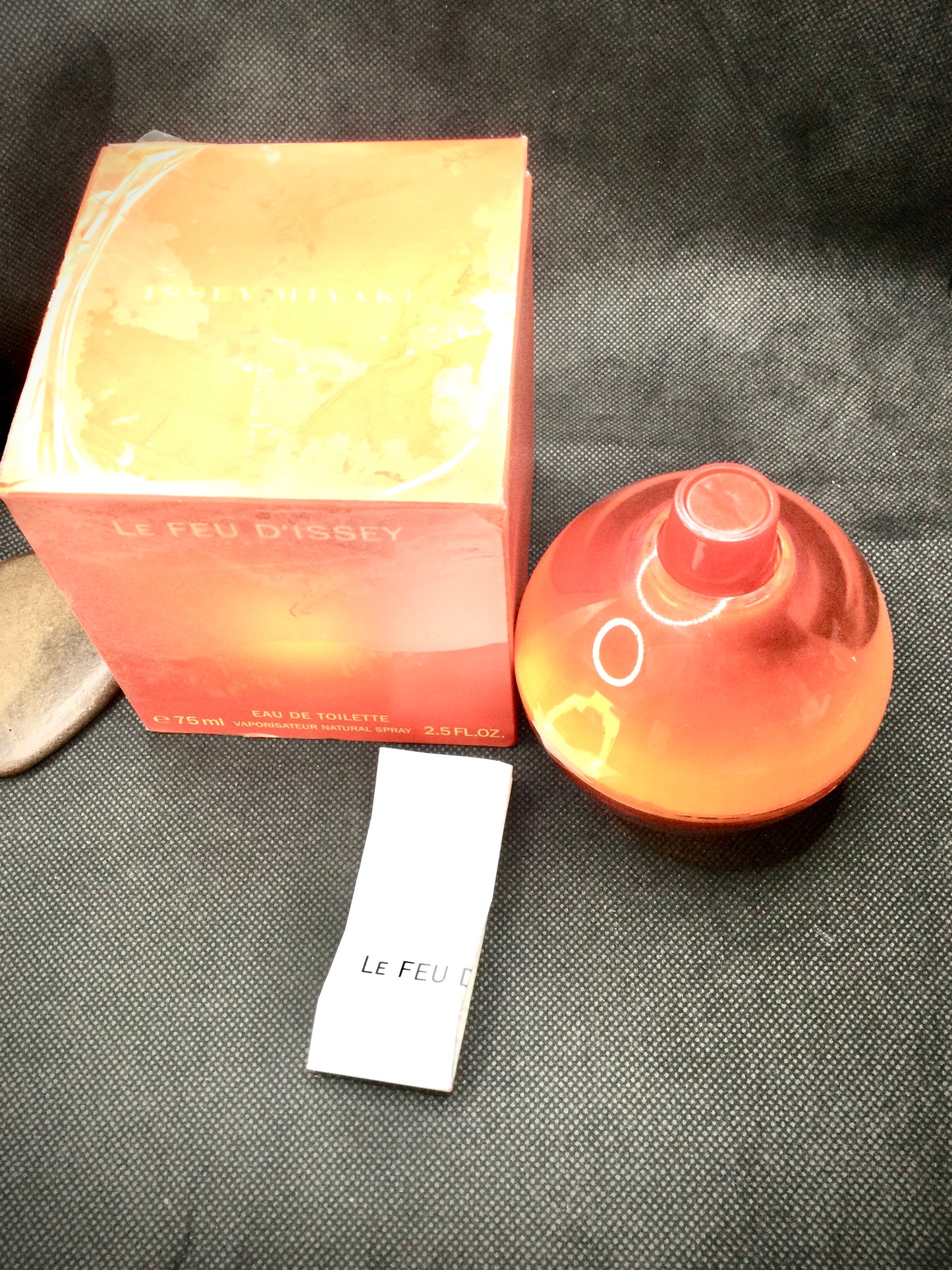 Issey Miyake Le Feu D'Issey For Women Eau De Toilette 75 ML SPRAY Patch BUP09 Rare To Find