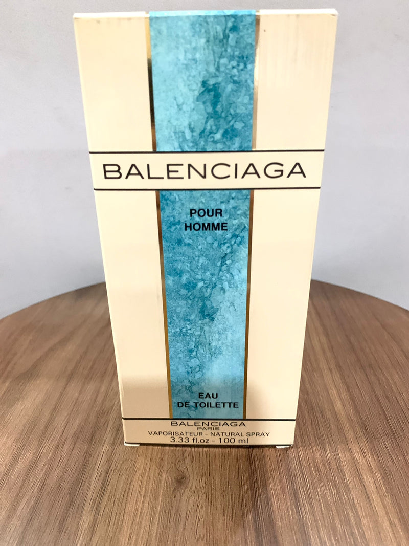 Balenciaga Pour Homme Eau de Toilette Spray 100 OR 50 ML , Rare Vintag NOSTALIGASTORE
