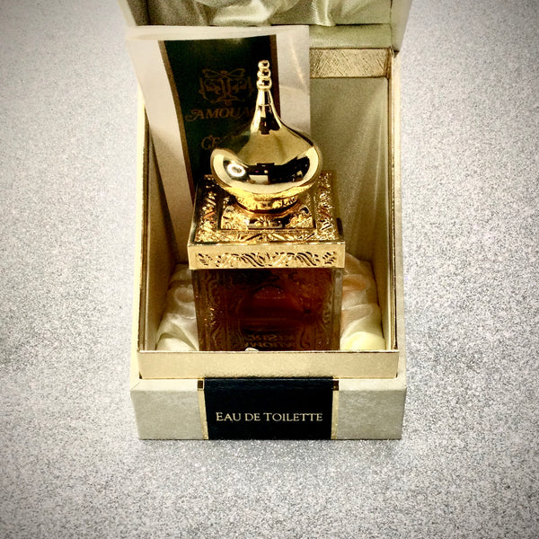 RARE Vintage Amouage Crystal GOLD WOMAN 50 ML Bottle Plated 24k