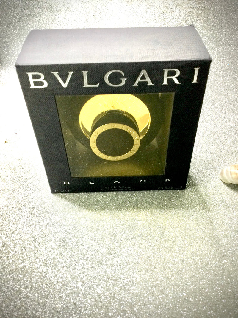 Bvlgari Black for Men 75 ML Eau de Toilette Spray For Men , Rare