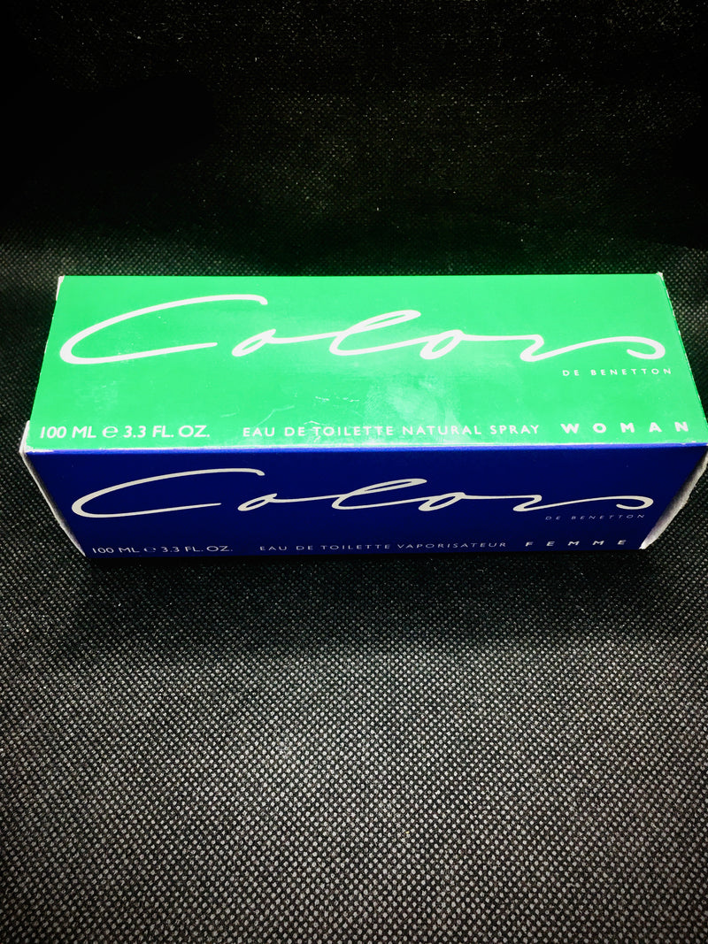 Colors de Benetton Eau de Toilette Spray 100 ml 3.3 oz for Women . Vintage . Rare ,New