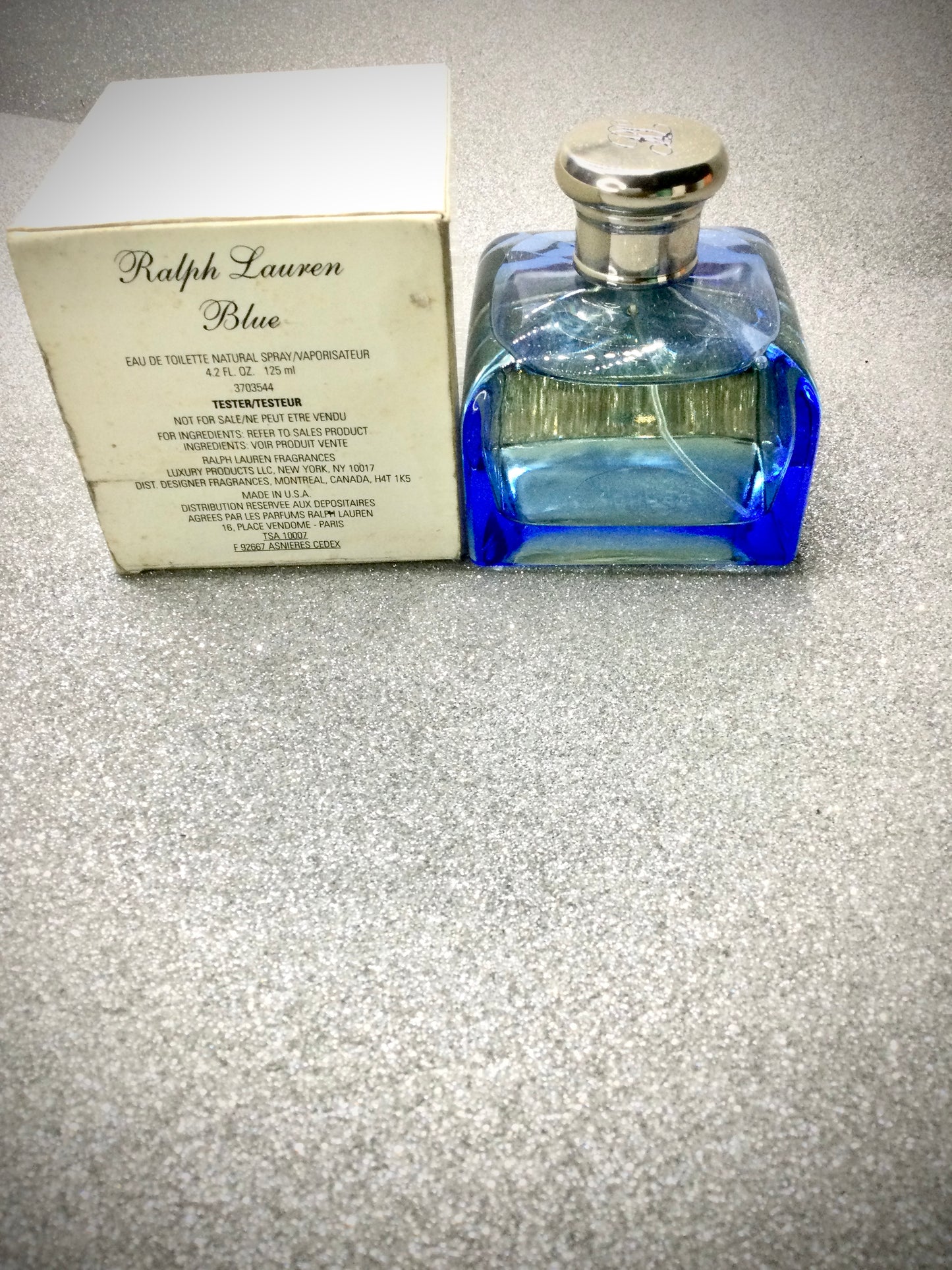 RALPH LAUREN BLUE EDT 125 ML  SPRAY WOMEN  , Tester , Discontinued