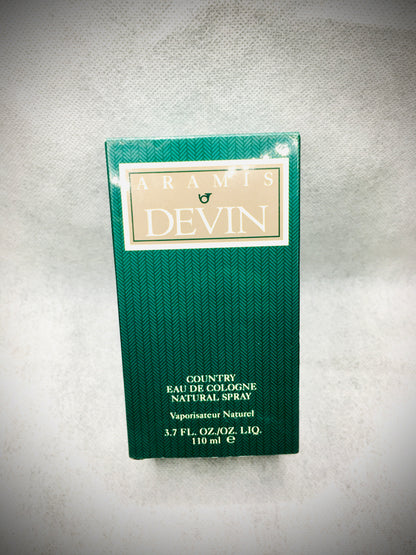 Aramis Devin COUNTRY Eau de Cologne 110 ML Spray Vintage