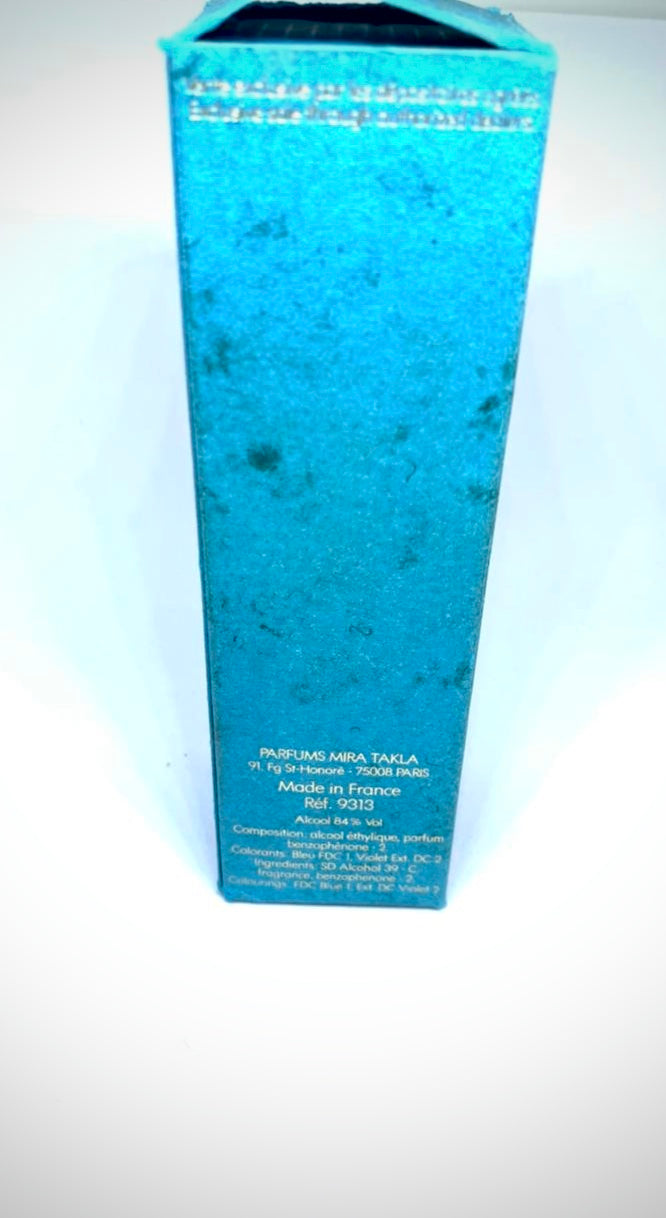 Mira Takla Vallee Des Rois 50 ML EAU DE TOILETTE Spray 1988s , Rare Vintage, Hard To Find