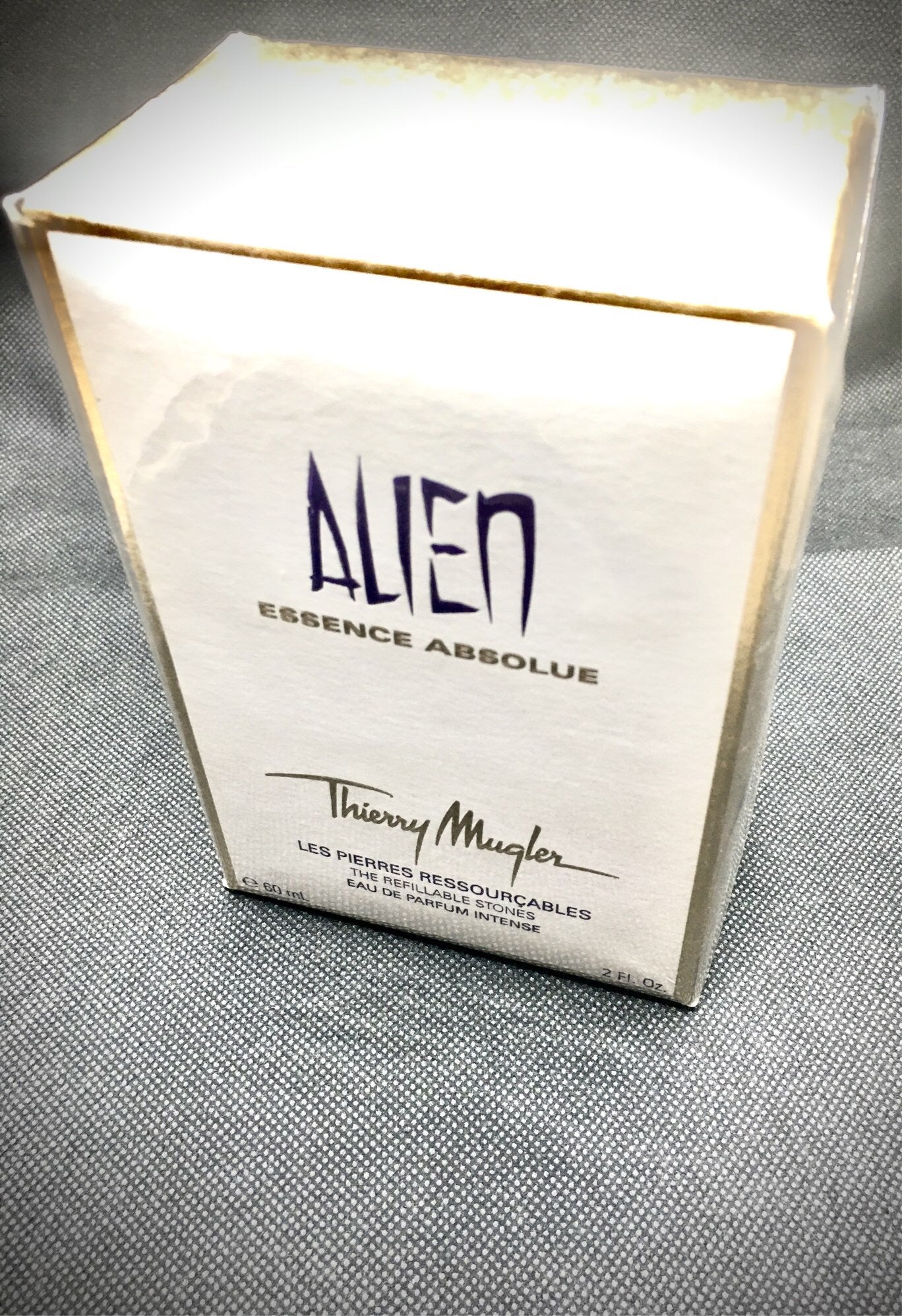 Alien Essence Absolue By Thierry Mugler Eau De Parfum INTENSE 60 Ml Or 30 Ml  Refillable Stone Spray RARE SEALED