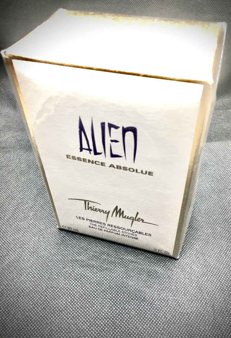 Alien Essence Absolue By Mugler for women EDP Spray 60 Ml 2.0 Oz Or 30 Ml 1.0 Oz Refillable Stone , Discontinued , Sealed