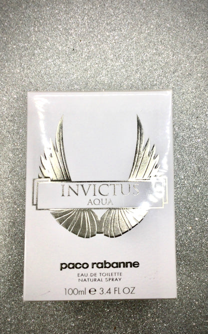 Paco Rabanne Invictus Aqua EAU DE TOILETTE 2016 100 ML Spray RARE SEALED