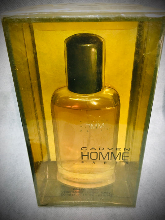 Carven Homme For Men By carven EDT Spray 100 ml 3.4 , Vintage, sealed