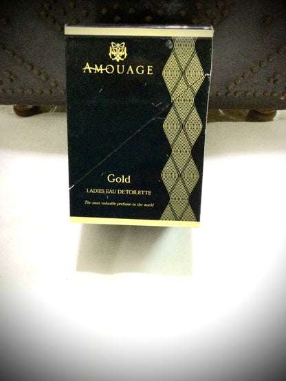 Amouage VINTAGE Gold Ladies EAU DE TOILETTE 50 ML 1.7 oz SPRAY Oman Rare Edition