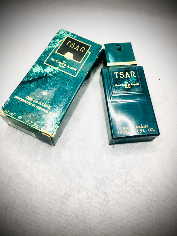 Van Cleef & Arpels Tsar Eau de Toilette Edt 50 Ml Spray Perfume For Men, Rare Vintage, Old Formula