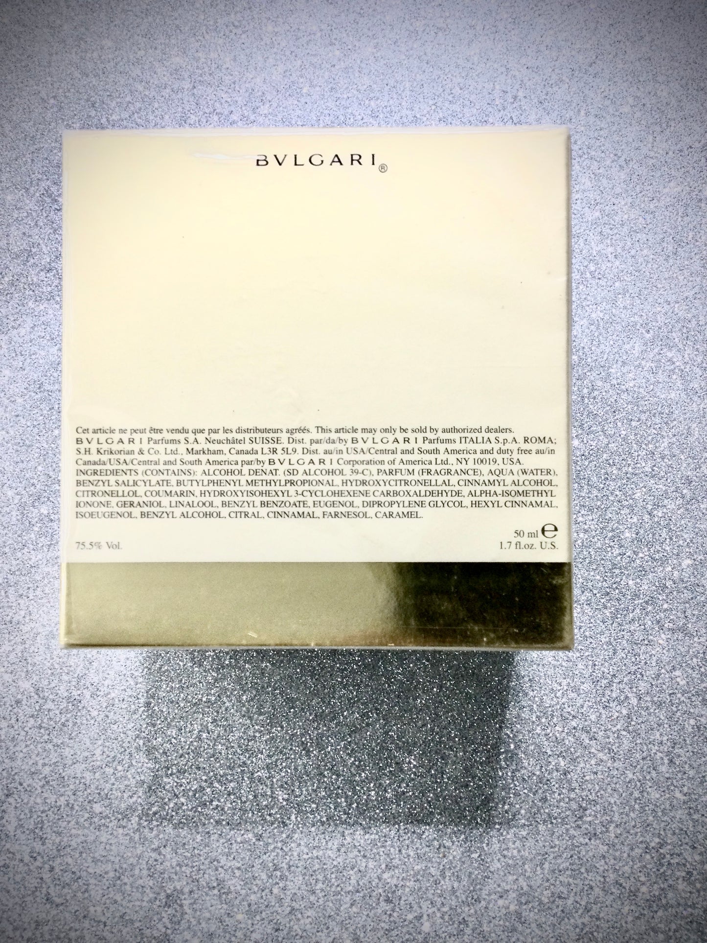 BVLGARI POUR  FEMME  BY BVLGARI EAU DE PARFUM  50 ML SPRAY DISCONTINUED. SEALED