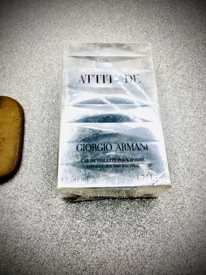 ARMANI ATTITUDE EAU DE TOILETTE By GIORGIO ARMANI 50 Or 30 ML SPRAY SEALED RARE