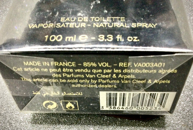 Van Cleef & Arpels Pour Homme Cologne Eau De Toilette Spray 100 ML , Sealed ,DISCONTINUED