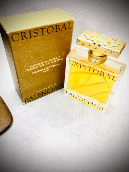 Balenciaga Cristobal Pour Elle By Balenciaga Eau De Parfum 50 ML Spray RARE VINTAGE