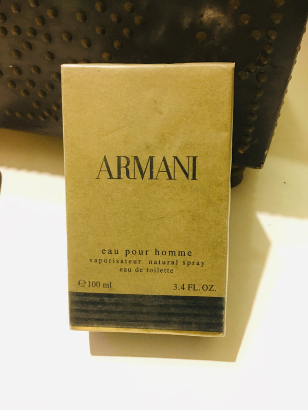 Armani Eau Pour Homme Giorgio Armani for men EDT Spray 100 ml 3.4 oz, Vintage, Very Rare