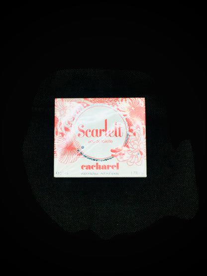 Cacharel Scarlett Eau de Toilette For women 50 ML SPRAY Rare Sealed