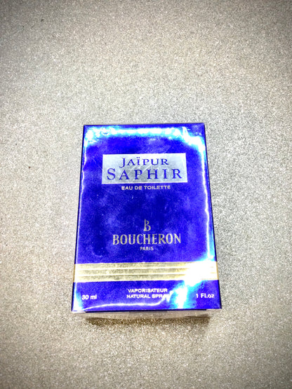 Jaipur Saphir By Boucheron for Woman Eau De Toilette 100 OR 50 OR 30 ML Spray Vintage  SEALED