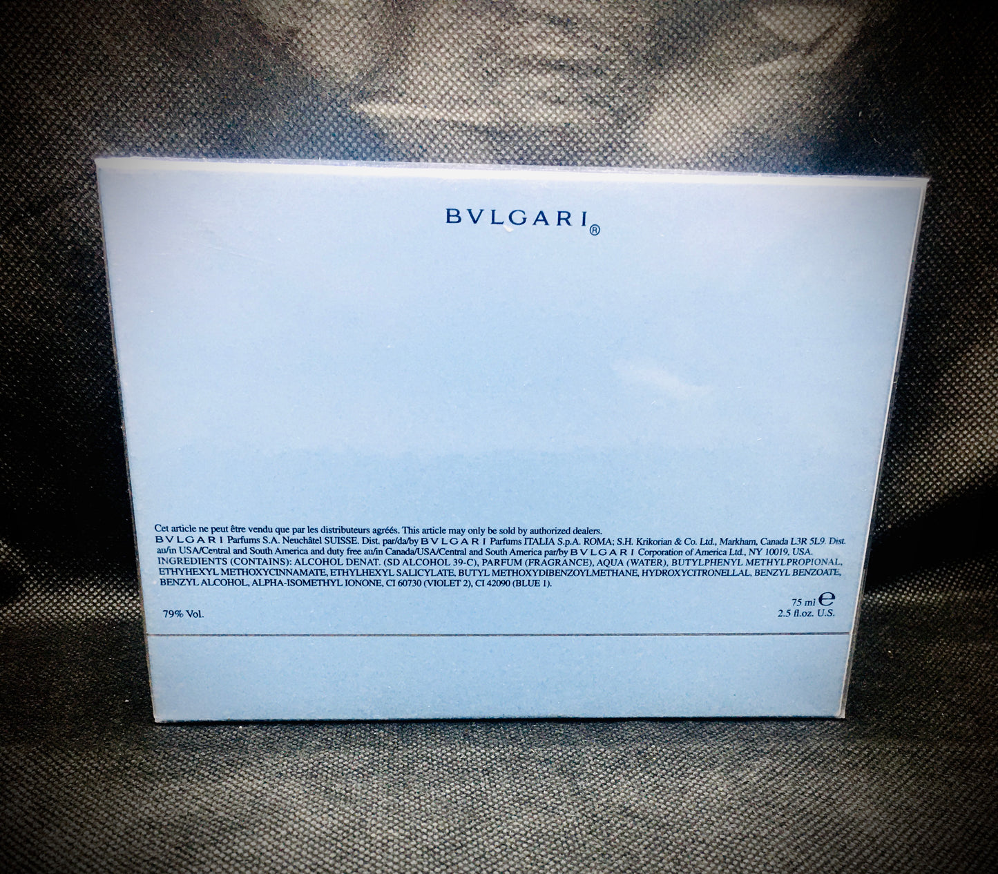 Bvlgari BLV II for women eau de parfum 75 ml spray DISCONTINUED SEALED