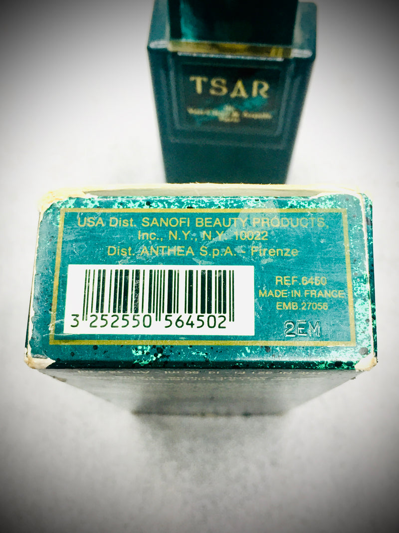 Van Cleef & Arpels Tsar Eau de Toilette Edt 50 Ml Spray Perfume For Men, Rare Vintage, Old Formula